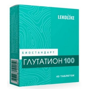 ЛЕКОЛАЙК ГЛУТАТИОН 100 600МГ. №40 ТАБ. [LEKOLIKE]