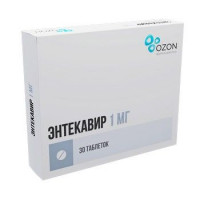 ЭНТЕКАВИР 1МГ. №30 ТАБ. П/П/О /АТОЛЛ/ОЗОН/