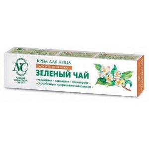 КРЕМ Д/ЛИЦА ЗЕЛЕНЫЙ ЧАЙ Д/ВСЕХ ТИПОВ КОЖИ 40МЛ. /НК/НЕВСКАЯ КОСМЕТИКА/