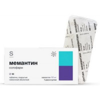 МЕМАНТИН СОЛОФАРМ 10МГ. №90 ТАБ. П/П/О /ГРОТЕКС/