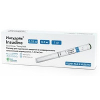 ИНСУДАЙВ 0,25/0,5/1МГ/ДОЗА 3МЛ. №1 Р-Р Д/П/К ШПРИЦ-РУЧКА +ИГЛЫ №6 /ПСК ФАРМА/