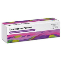 ТРОКСЕРУТИН РЕНЕВАЛ 40Г. ГЕЛЬ Д/НАРУЖ.ПРИМ. ТУБА