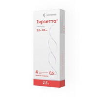 ТИРЗЕТТА 2,5МГ. 0,5МЛ. №4 Р-Р Д/П/К ШПРИЦ В АВТОИНЖЕКТОРЕ