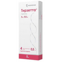 ТИРЗЕТТА 5МГ. 0,5МЛ. №4 Р-Р Д/П/К ШПРИЦ В АВТОИНЖЕКТОРЕ