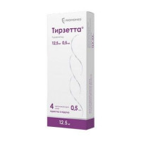 ТИРЗЕТТА 12,5МГ. 0,5МЛ. №4 Р-Р Д/П/К ШПРИЦ В АВТОИНЖЕКТОРЕ