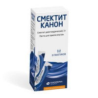 СМЕКТИТ КАНОН 3Г. №8 ПАСТА Д/ПРИЕМА ВНУТРЬ ПАК.