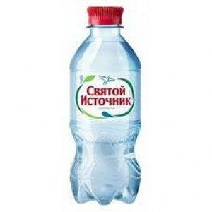 СВЯТОЙ ИСТОЧНИК ВОДА ПИТЬЕВАЯ 0,33Л. ГАЗ. ПЭТ