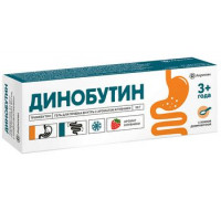 ДИНОБУТИН КЛУБНИКА 8,9МГ/Г. 30Г. ГЕЛЬ Д/ПРИЕМА ВНУТРЬ ТУБА